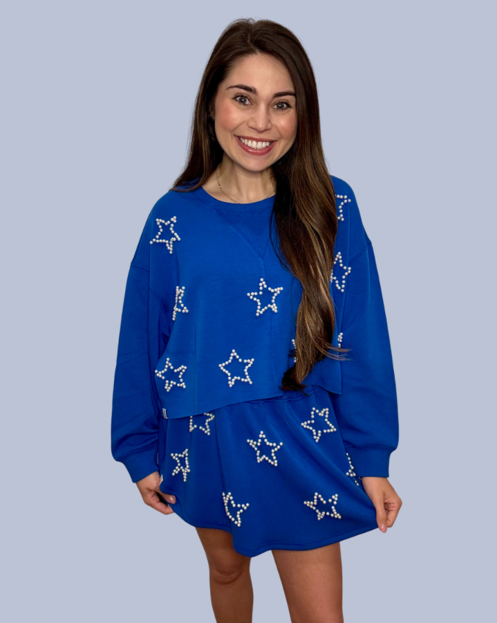 Simply Southern Piper Navy Pullover