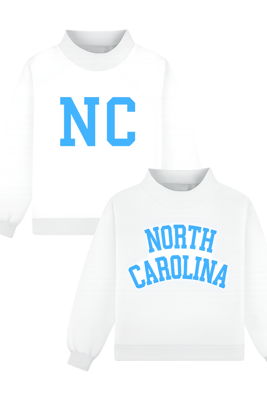 Carolina Reversible Mock Neck Oversized Sweatshirt