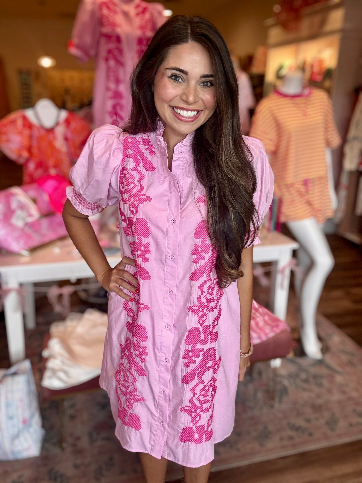 Scarlett Embroidered Dress