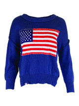 Simply Southern Deep Sea USA Flag Sweater