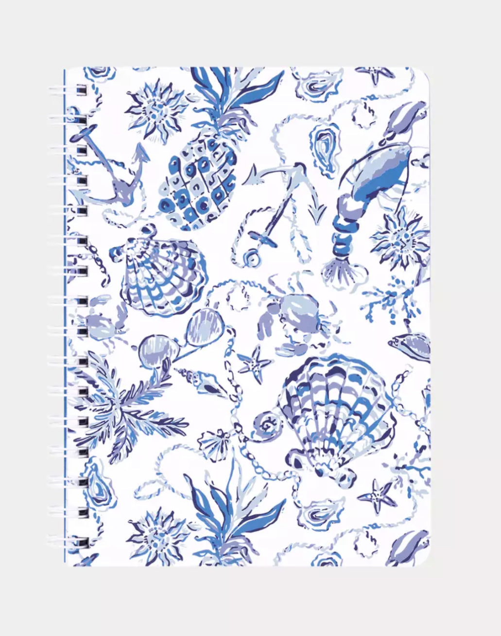 Lilly Pulitzer Mini Notebook, Resort White Barefoot Beachcomber