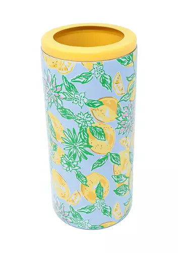 Lilly Pulitzer Make Lemonade Skinny Can Holder