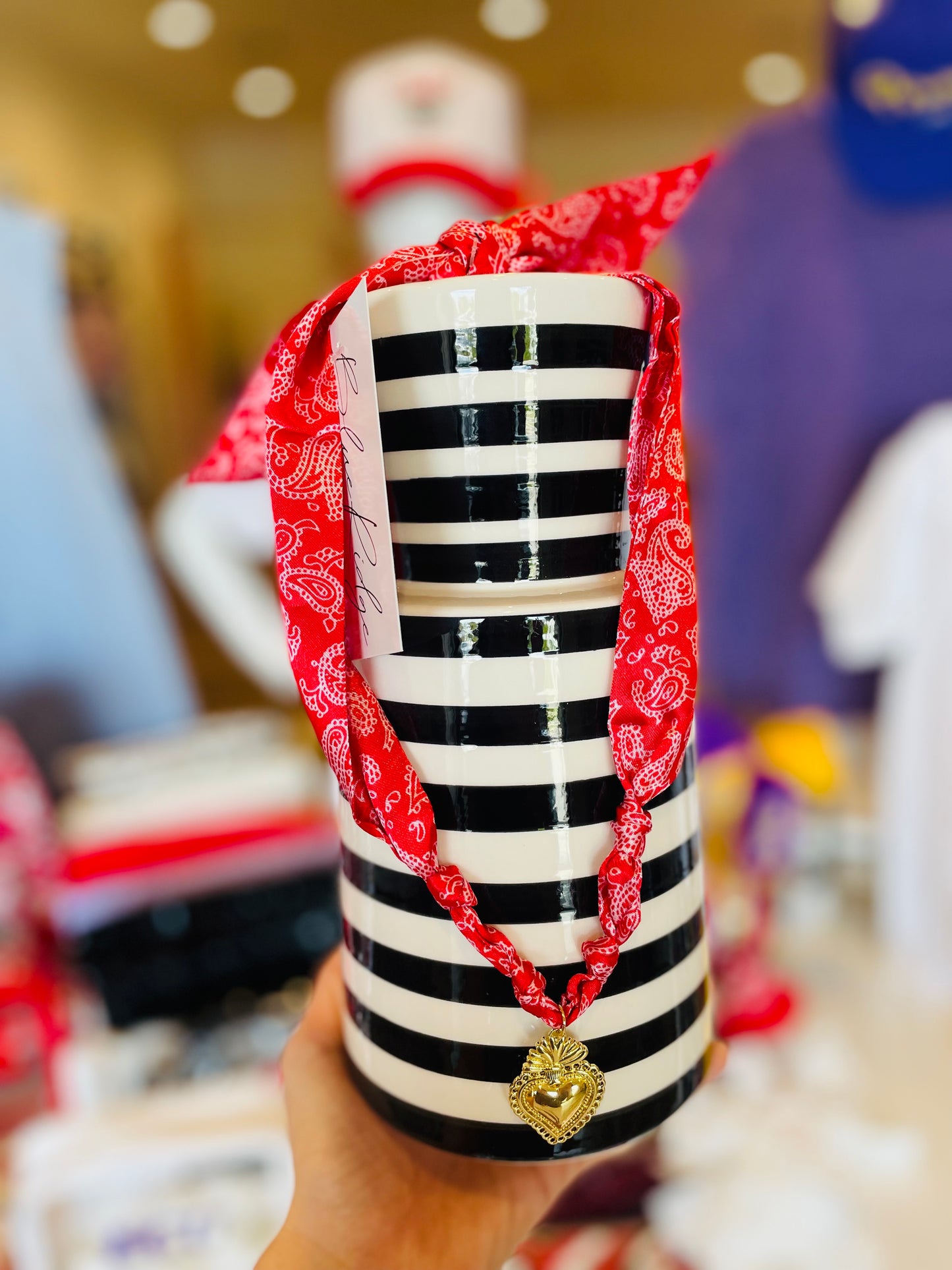 Red Bandana Necklace