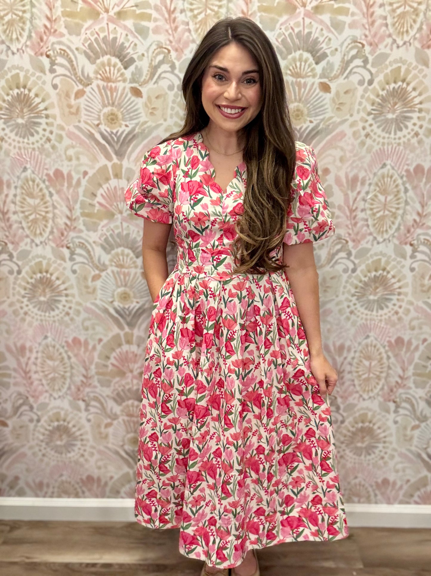 Lindsay Rose Pink Dress