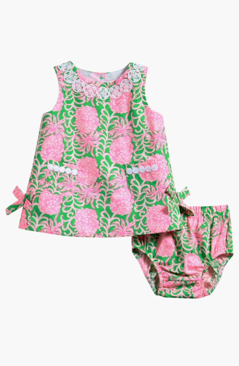 Baby Lilly Shift Fauna Green Party Like A Pineapple