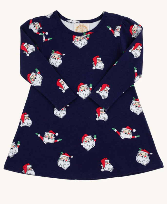 The Beaufort Bonnet Jolly Old St Nick Long Sleeve Penny’s Play Dress