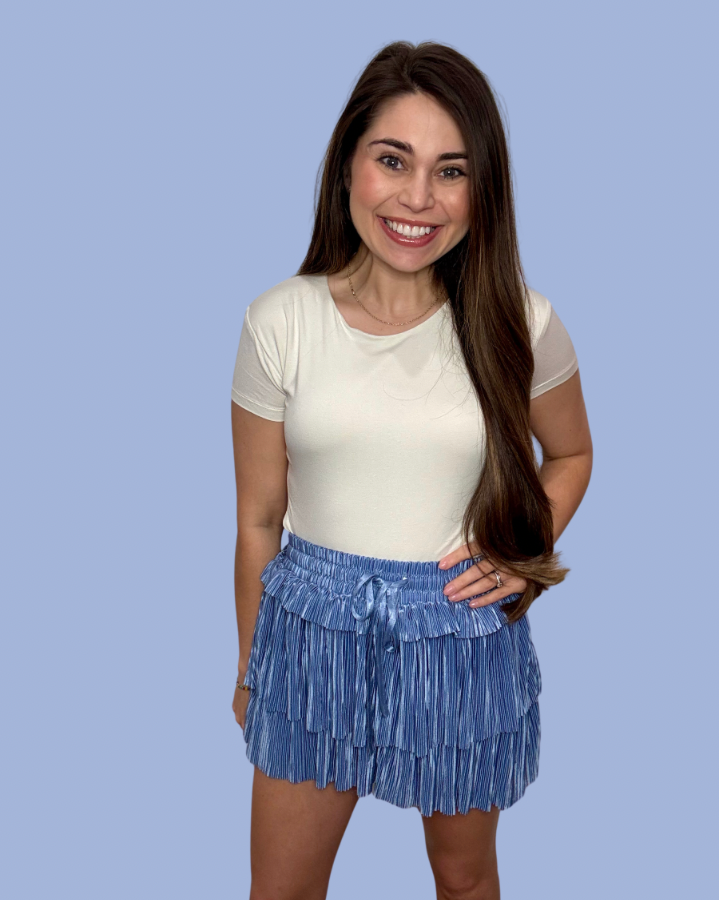 Simply Southern Pleated Stardust Skort