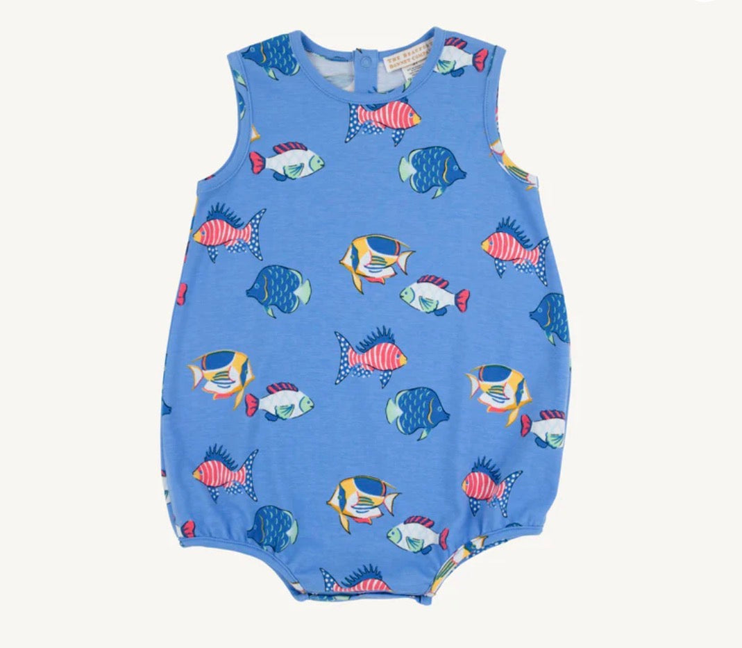The Beaufort Bonnet Company Patton Play Bubble Pima Here Fishy Fishy