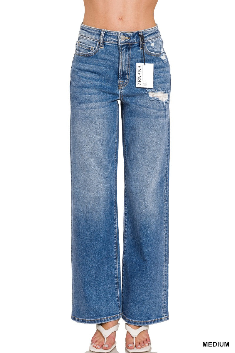 Hayley High Waist Straight Jeans