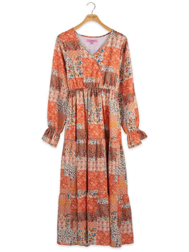 Simply Southern Mila Quilted Flower Dress