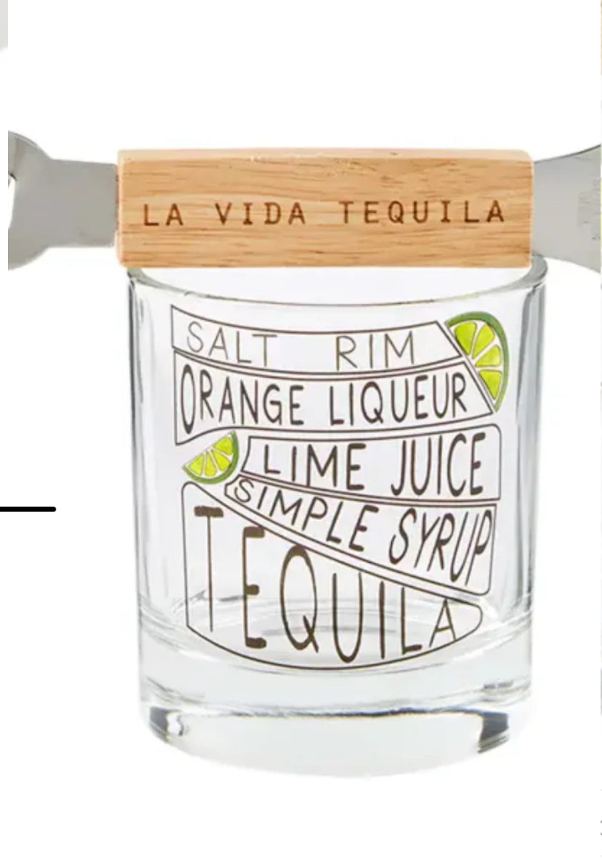 Drink Recipe Glass- Margarita