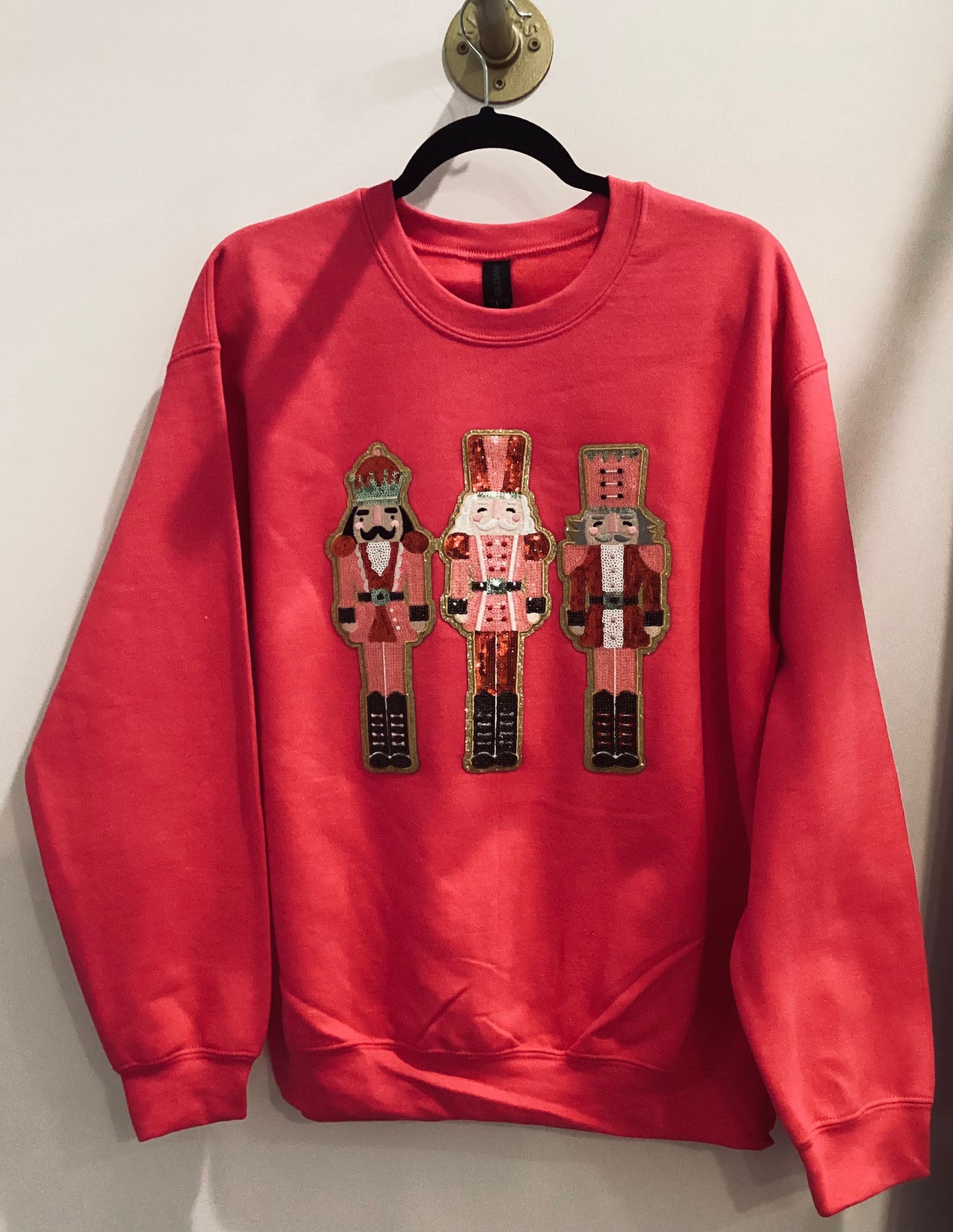 Sequin Nutcracker Patch Sweatshirt