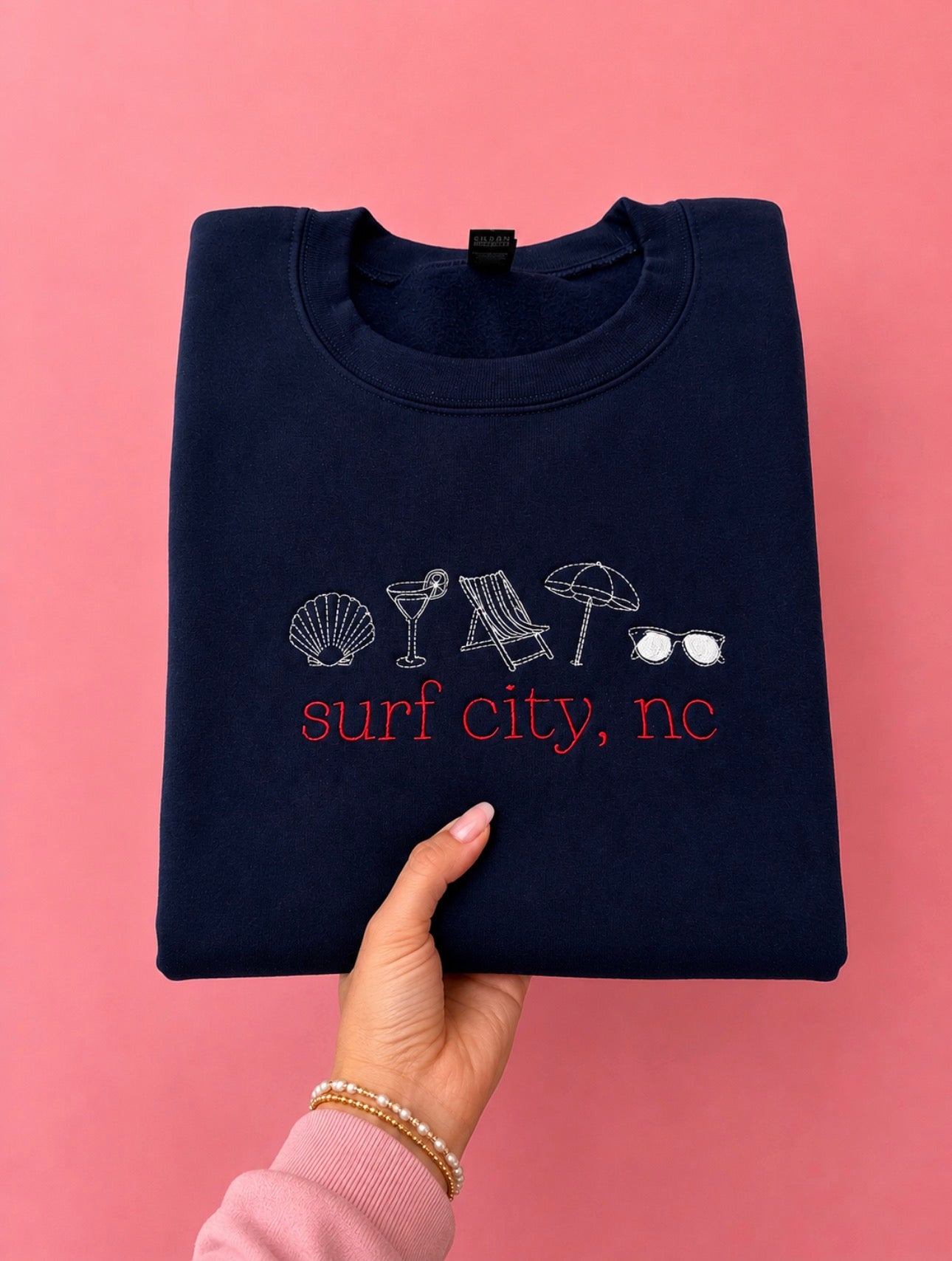 Surf City Summer Girlie Sweatshirt