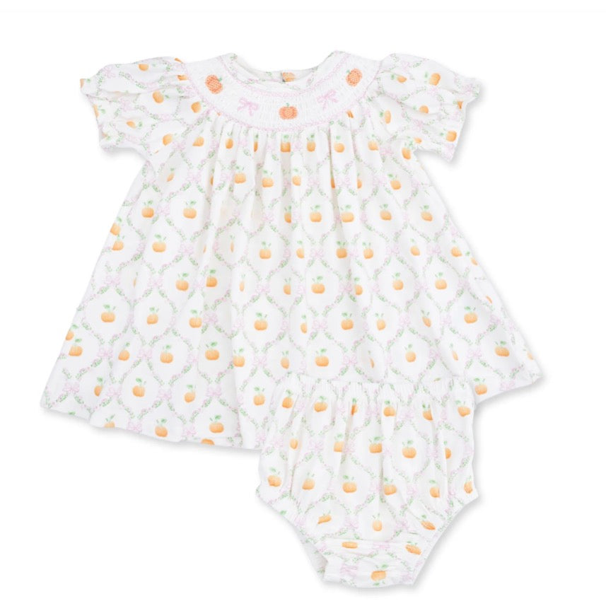 Angel Dear Jane Puff Sleeve Bishop Dress and Bloomer