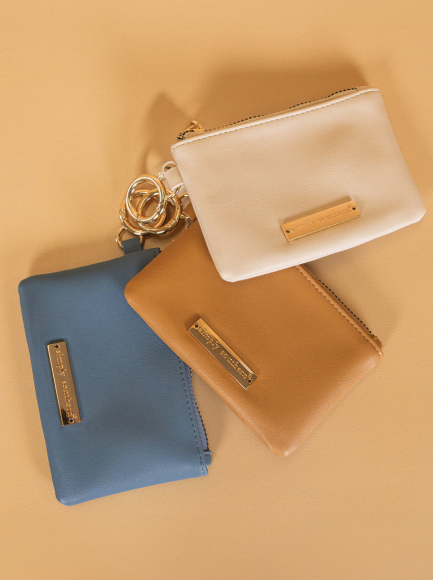 Simply Southern Leather Bag Azul