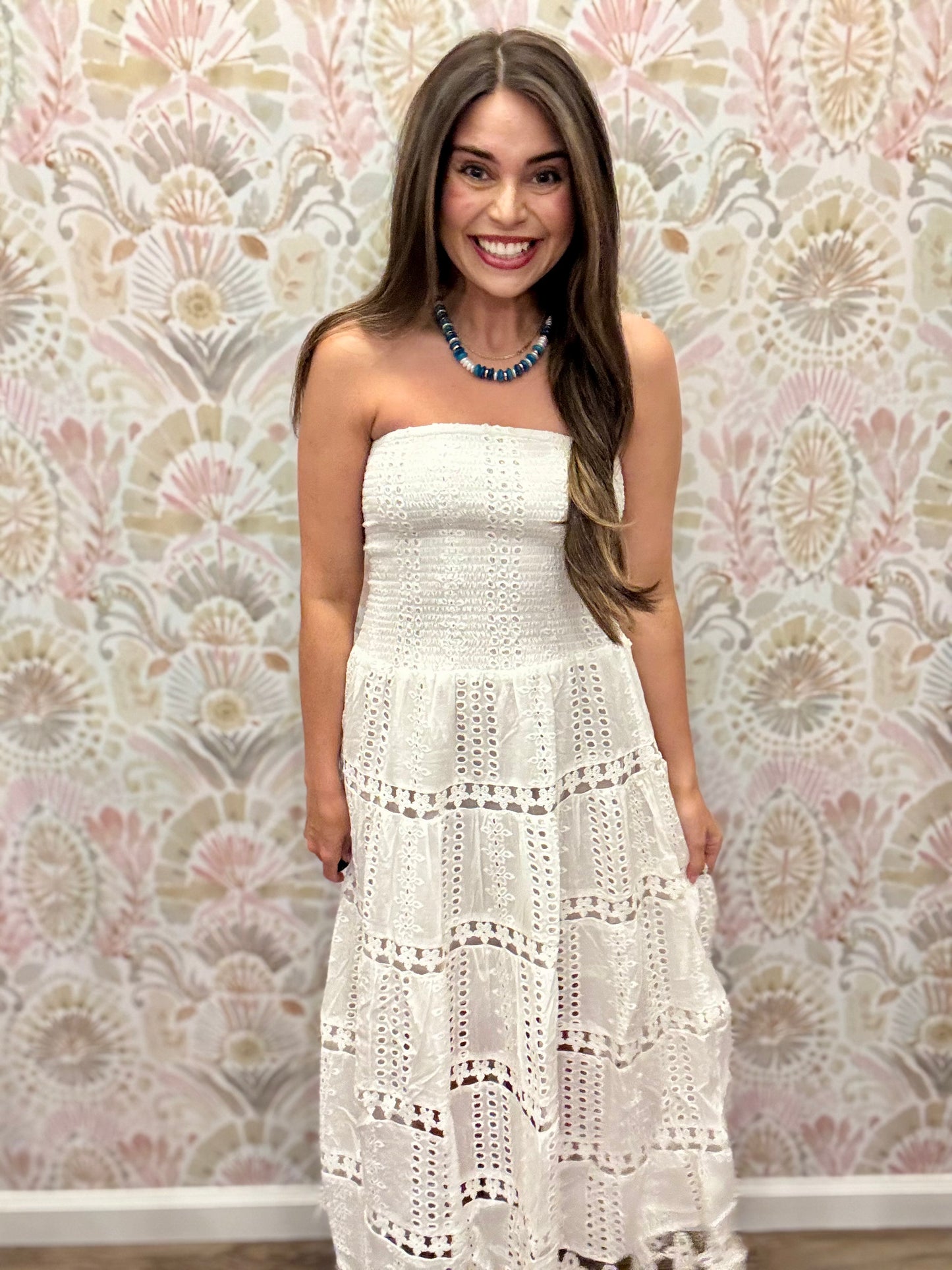 Simply Southern Schiffli Dress