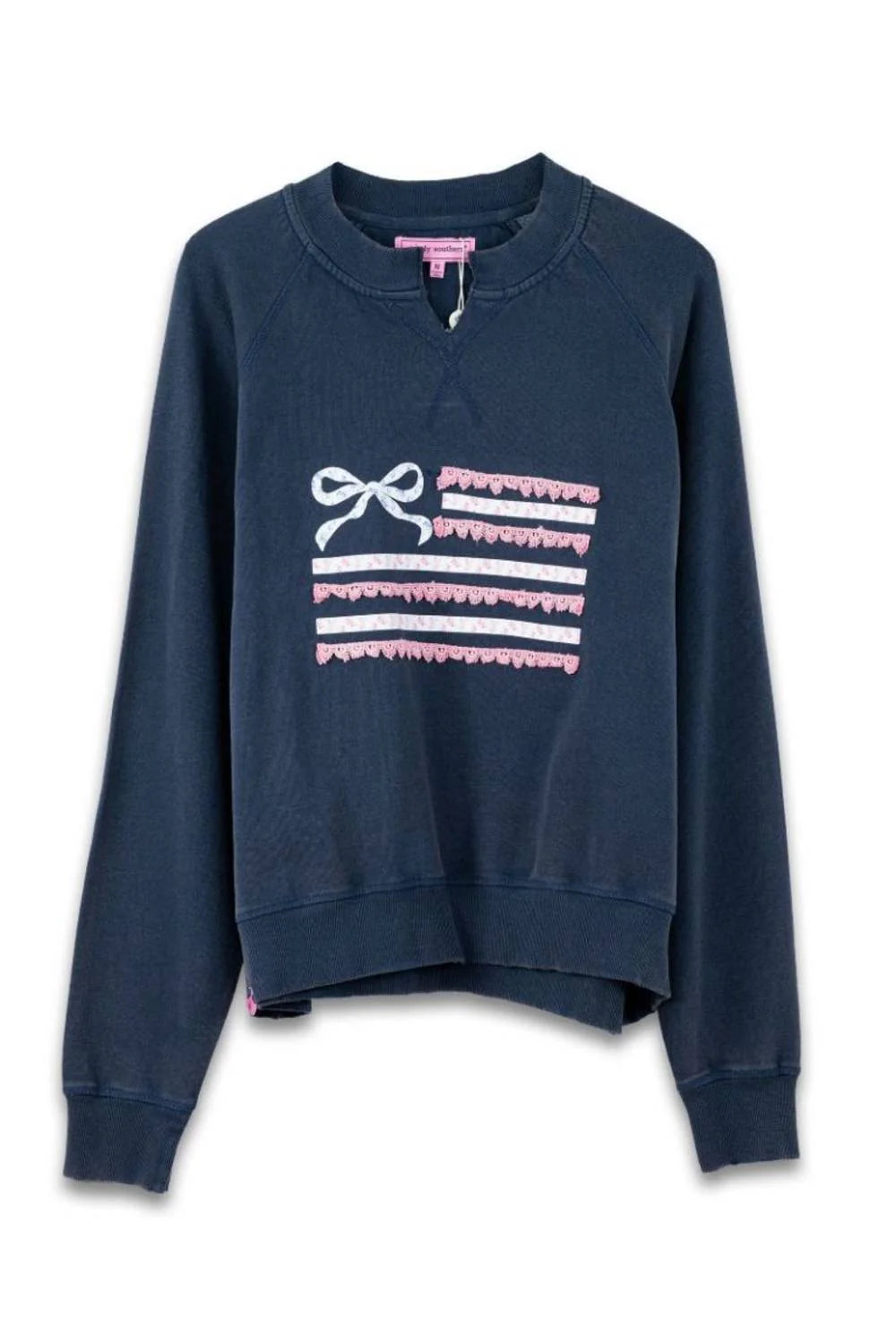 Simply Southern Youth Ribbon Flag Summer Crewneck