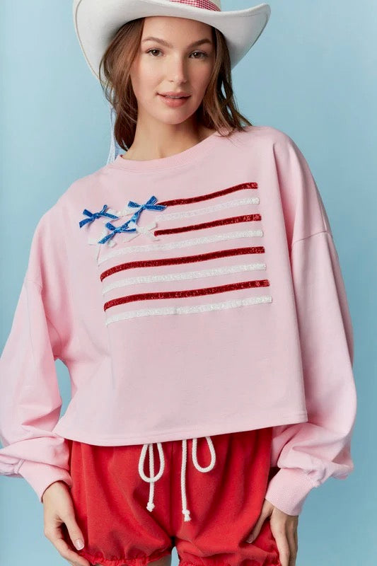 Pink Sweetie USA Sweatshirt