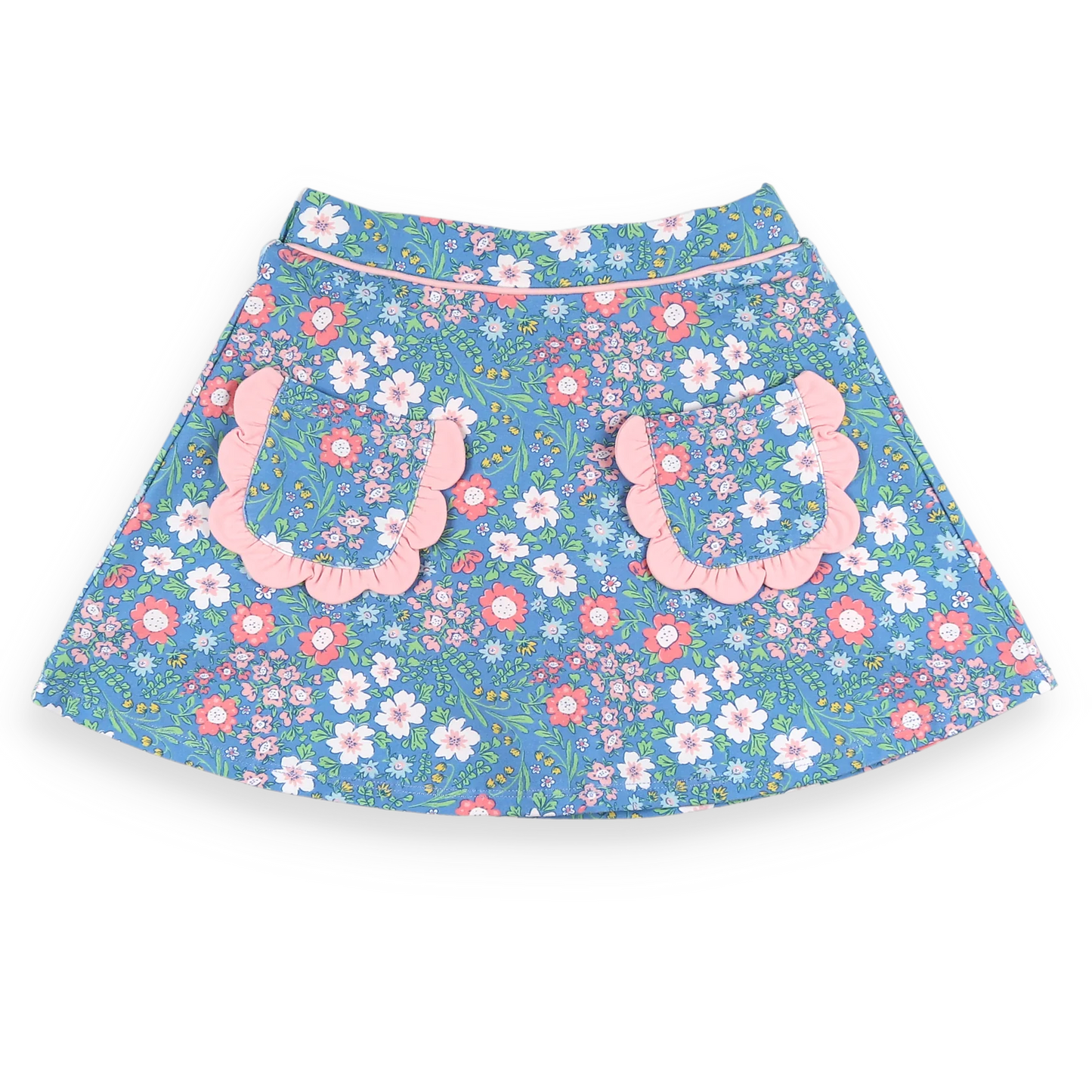 Shrimp & Grits Cornflower Petal Skort