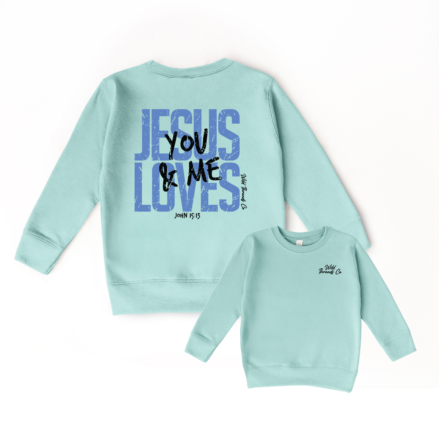 Boys Jesus Loves Sweatshirt