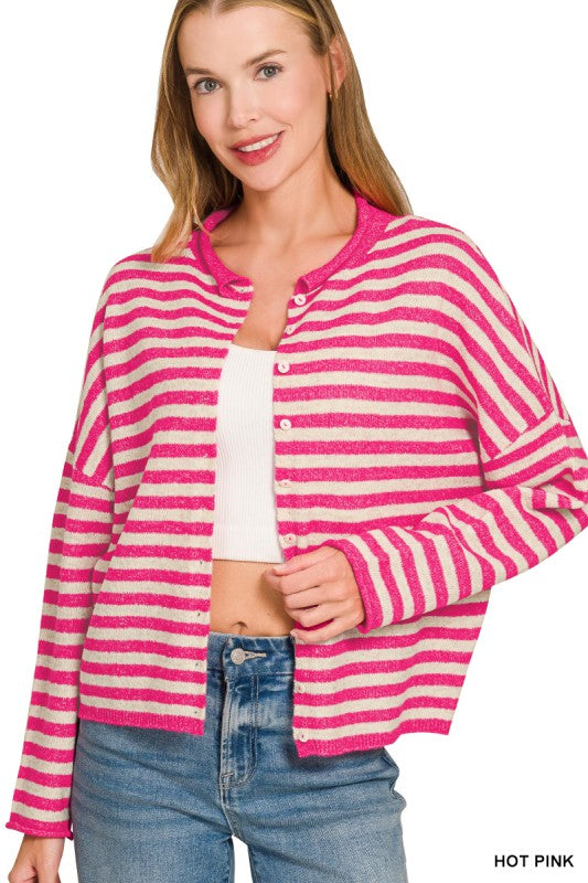 Fallon Stripe Cardigan