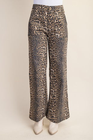 Mariah Leopard Jeans