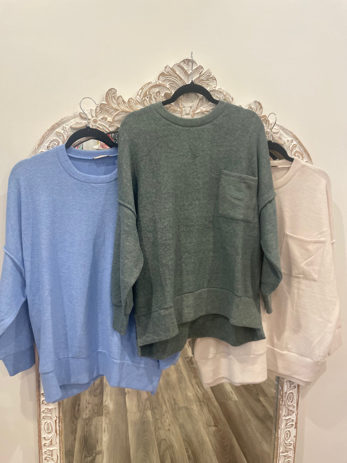 Davis Brushed Pocket Tunic