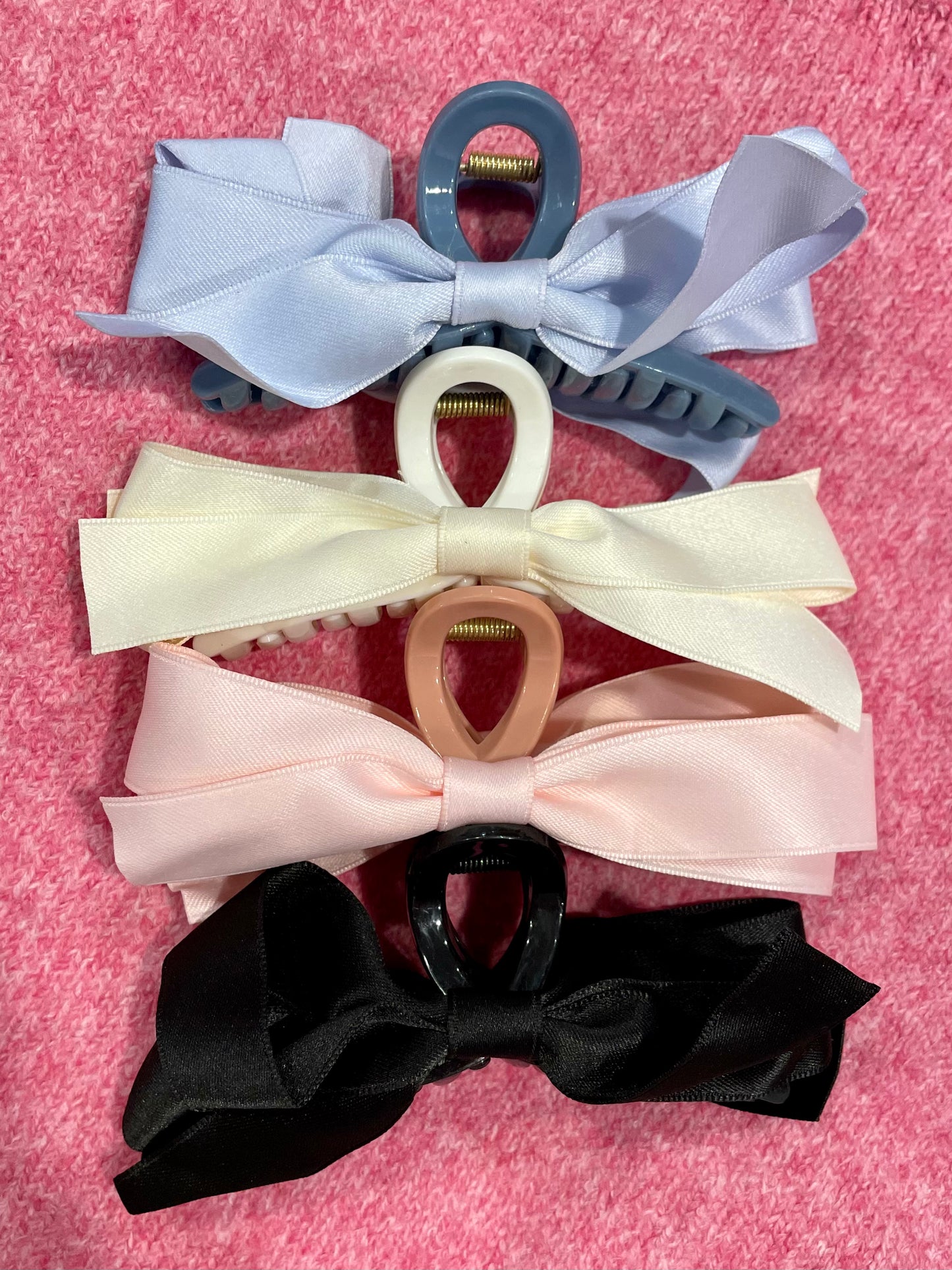 Black Friday Bow Claw Clip