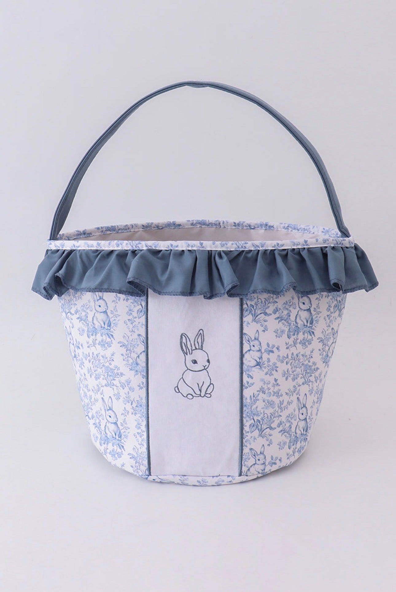 Sweet Blue Bunny Basket
