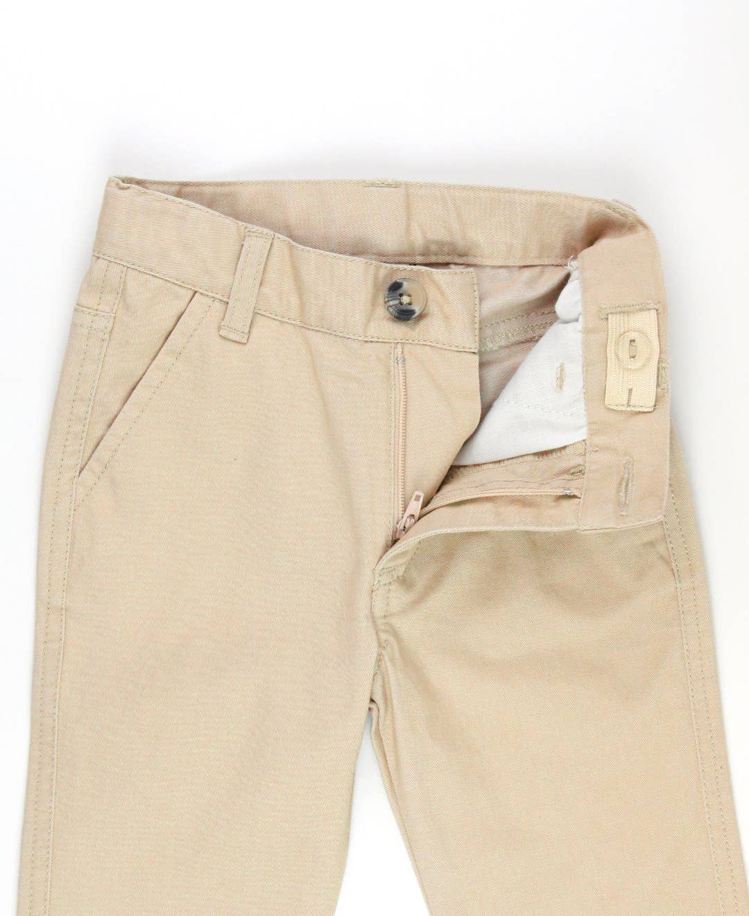 RuggedButts Boys Khaki Stretch Chino Pants