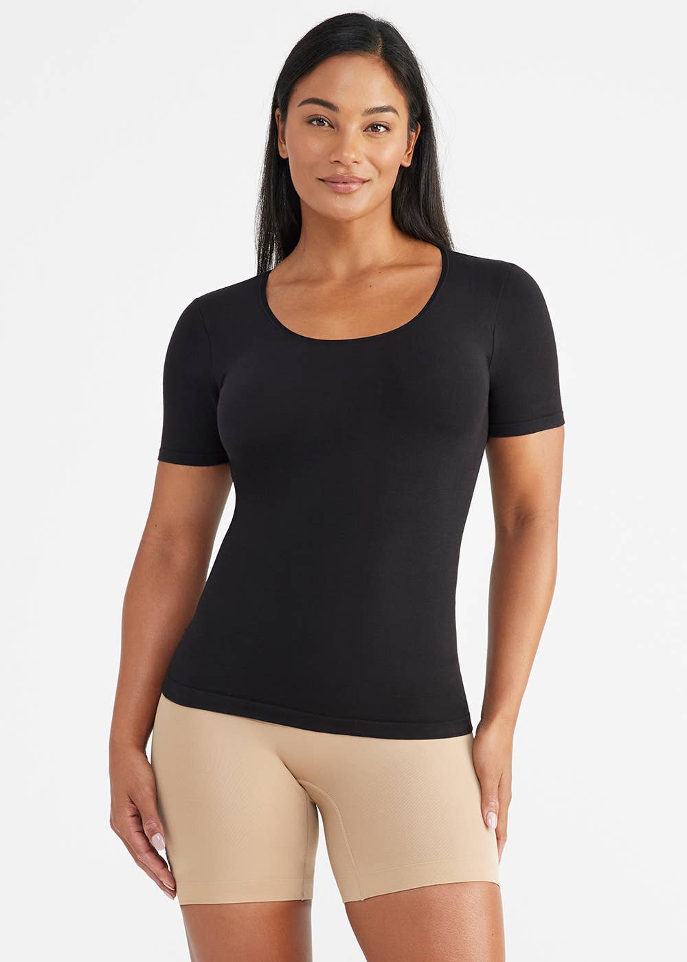 Holly Short Sleeve Shaping Top - 360Sculpt™ Cotton