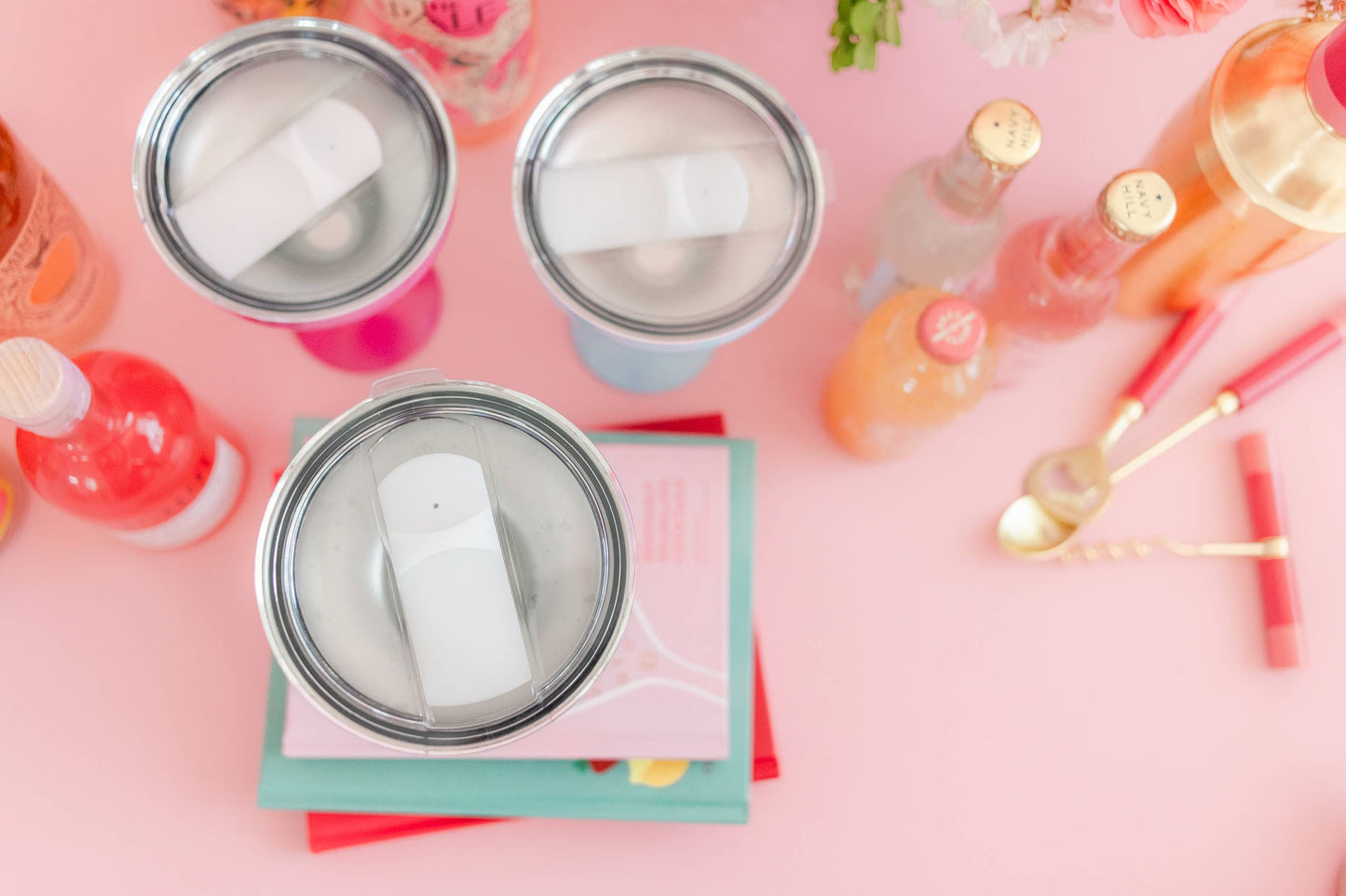 Mint Margarita Glass with Lid - 8oz Stainless Steel