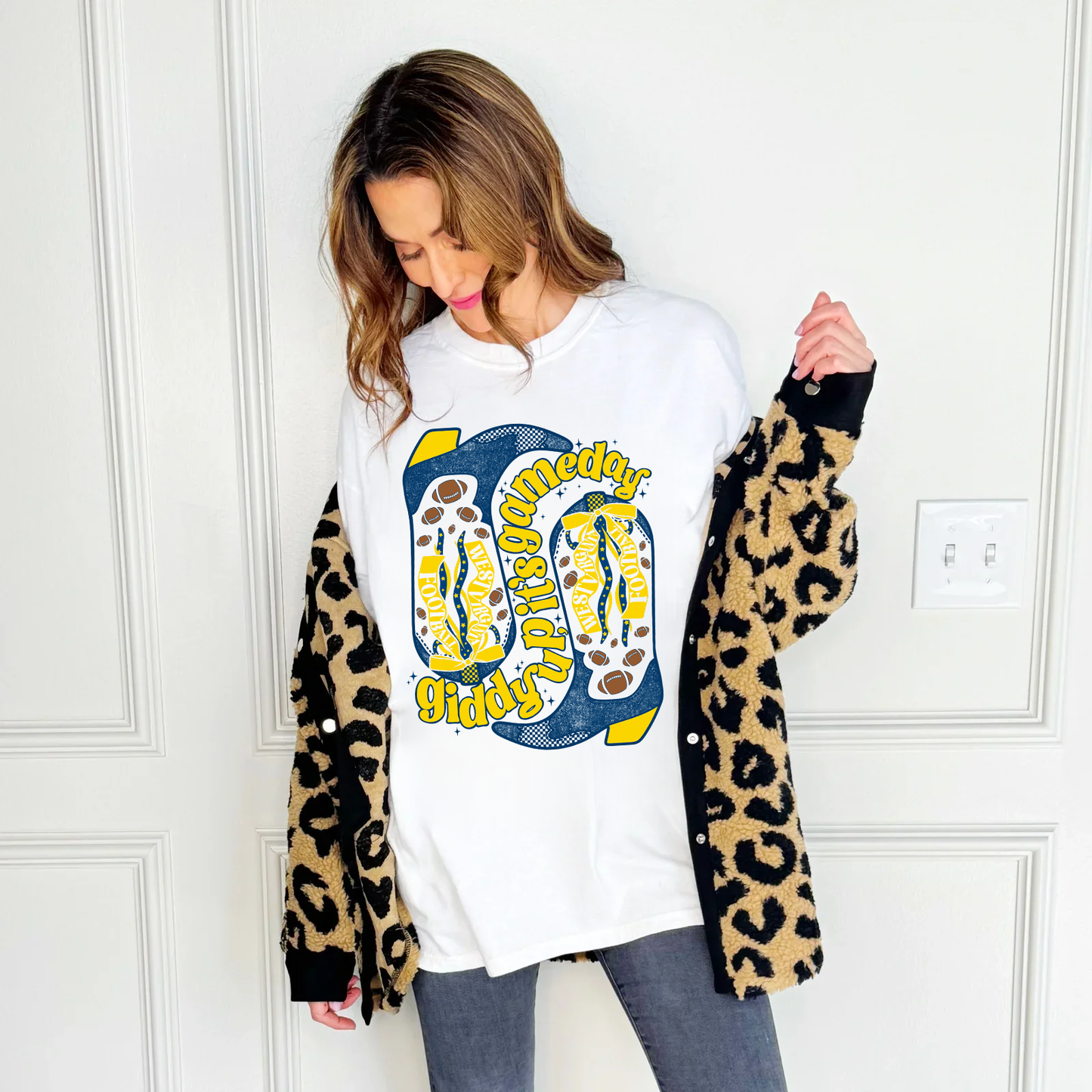 West Virginia Boots Tee
