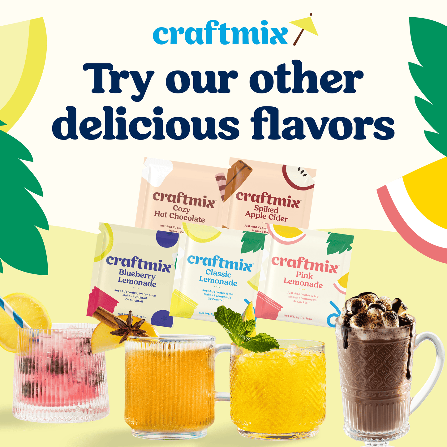 Blueberry Lemonade & Cocktail Mixer - Single