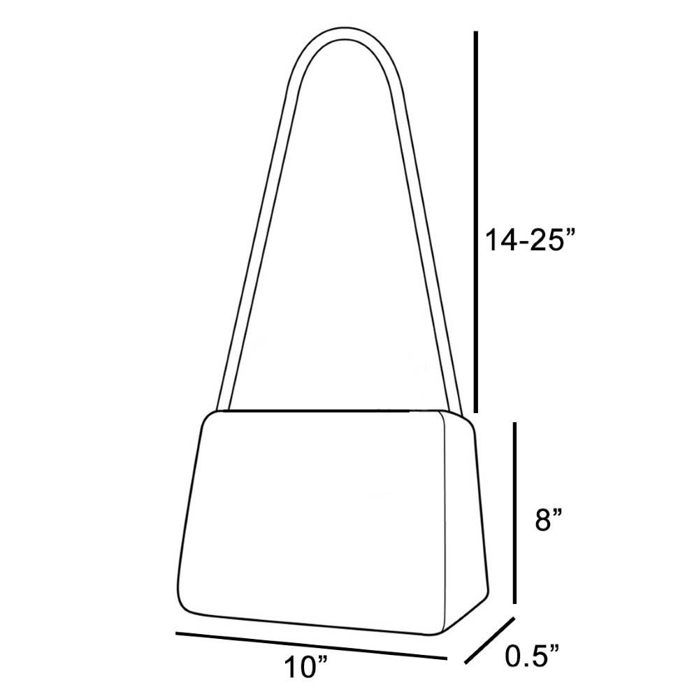 Two Tone Striped Straw Clutch Bag