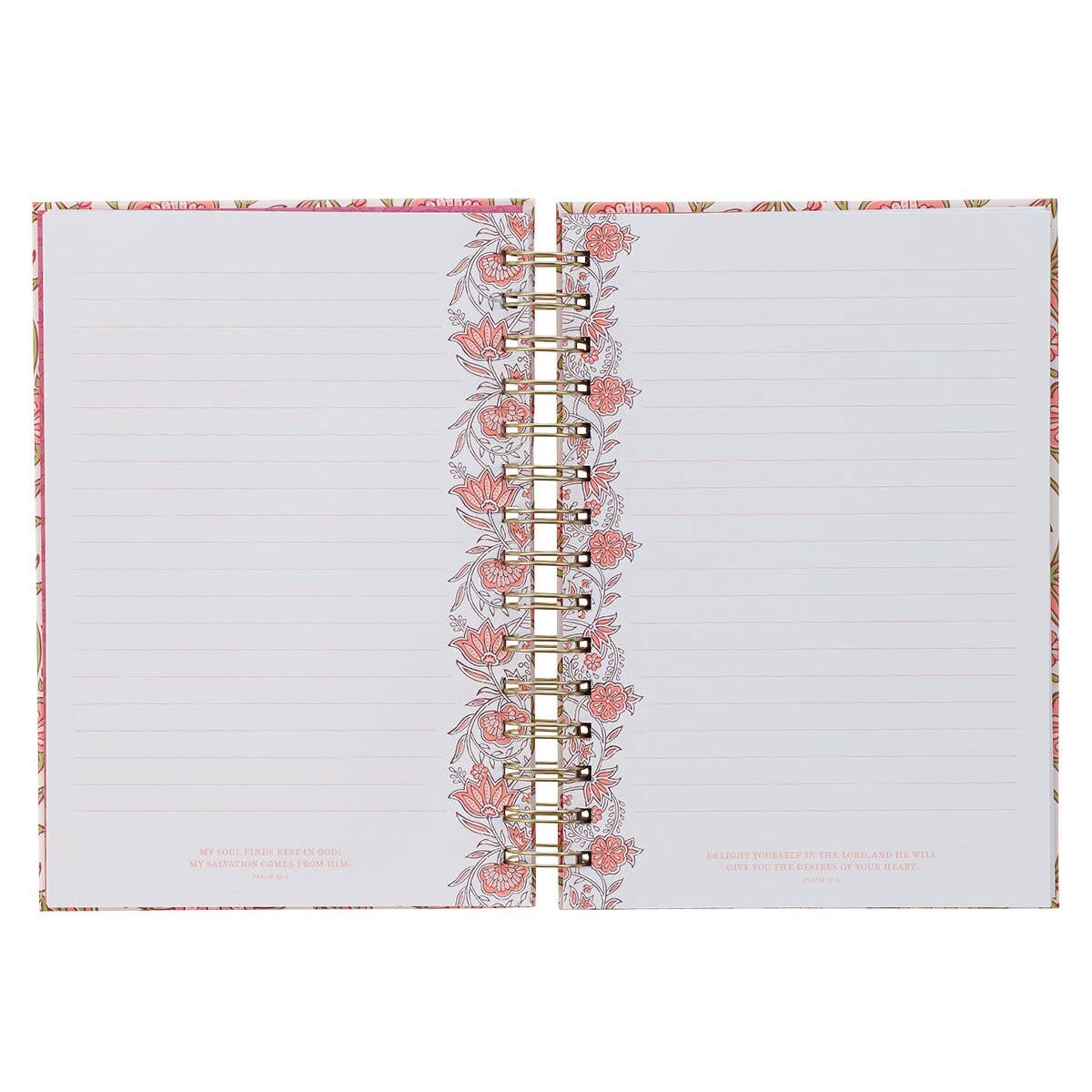 Journal Wirebound Pink Be Still & Know Ps. 46:10