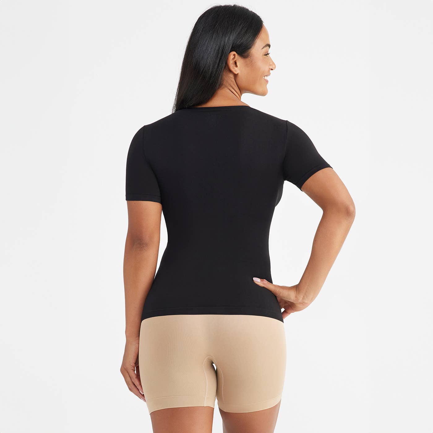 Holly Short Sleeve Shaping Top - 360Sculpt™ Cotton