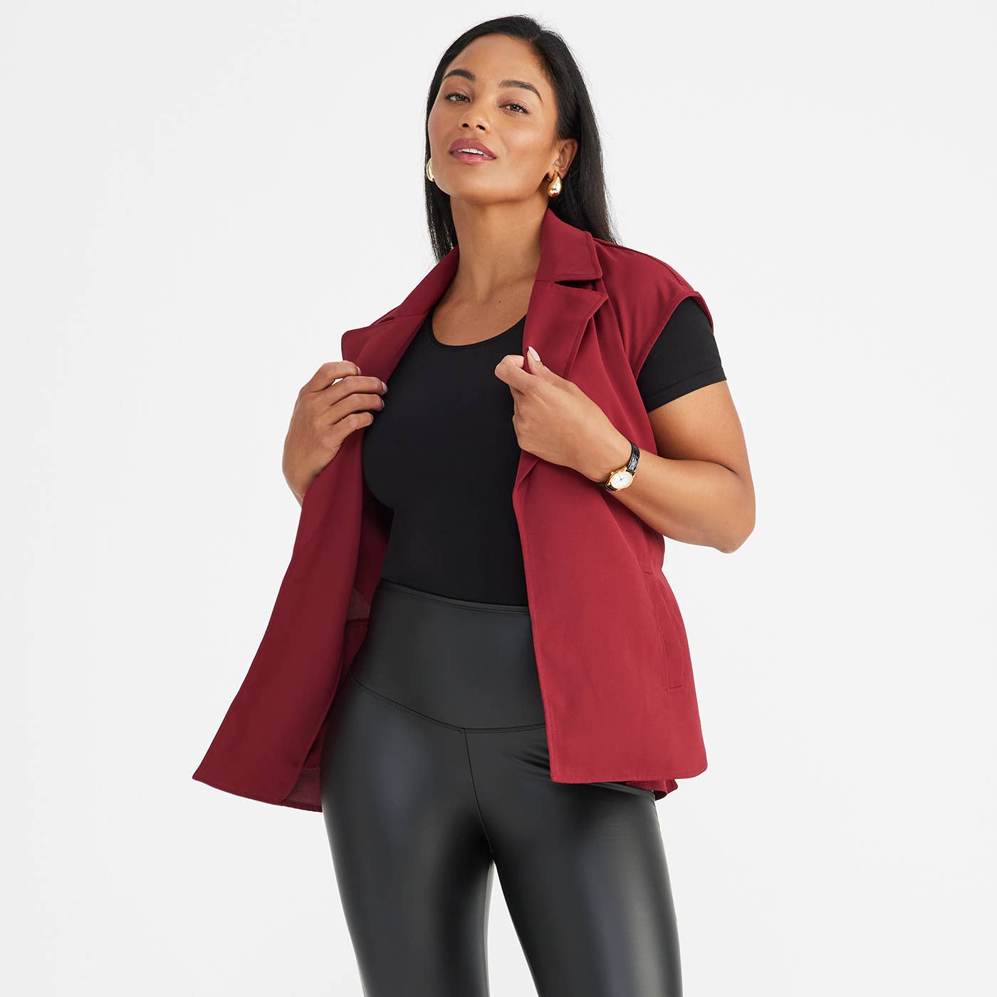 Holly Short Sleeve Shaping Top - 360Sculpt™ Cotton