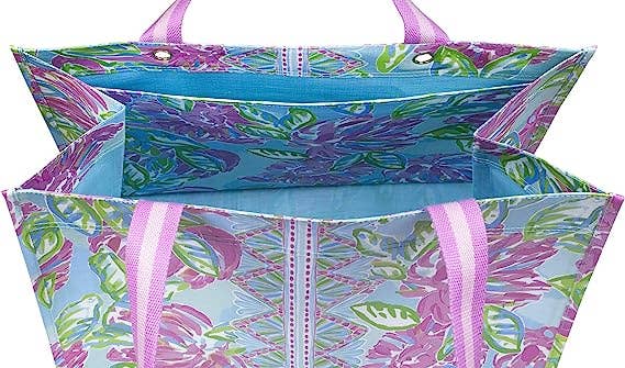 Lilly Pulitzer XL Market Shopper, Totally Blossom
