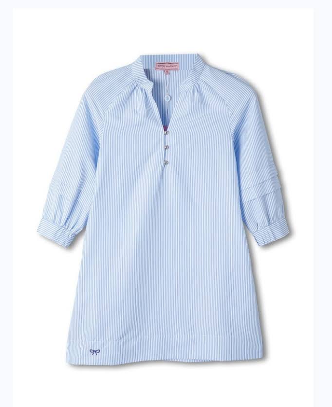 Simply Southern Button Seersucker Dress