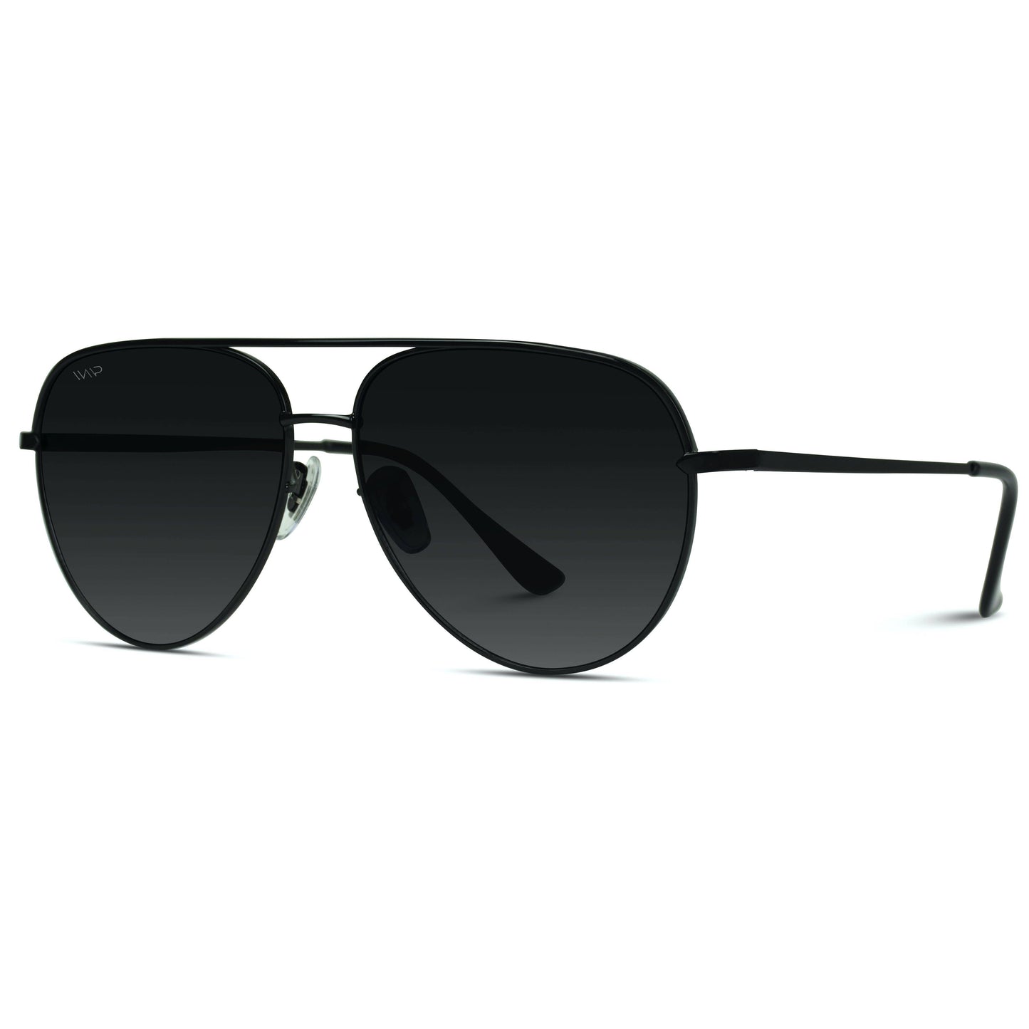 Mila - Oversized Flat Lens Modern Aviator Sunglass