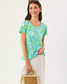 Lilly Pulitzer Etta Scoop Neck Top, Throw Me a Line