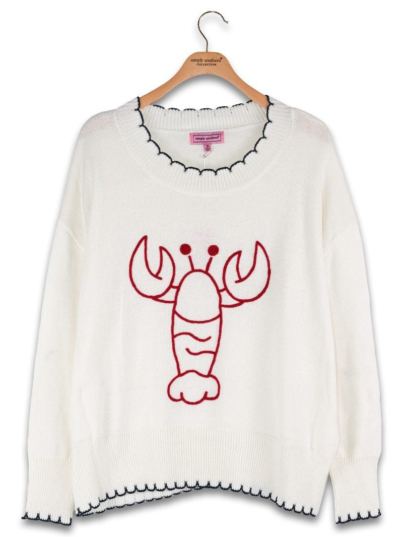 Simply Southern Lobster Sweater