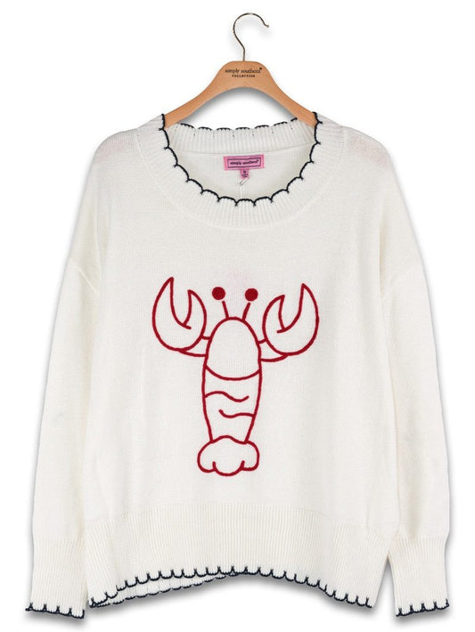 Simply Southern Lobster Sweater