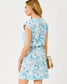 Lilly Pulitzer Melli Blouson T-Shirt Dress,  Resort White Shell Shine