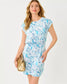 Lilly Pulitzer Melli Blouson T-Shirt Dress,  Resort White Shell Shine