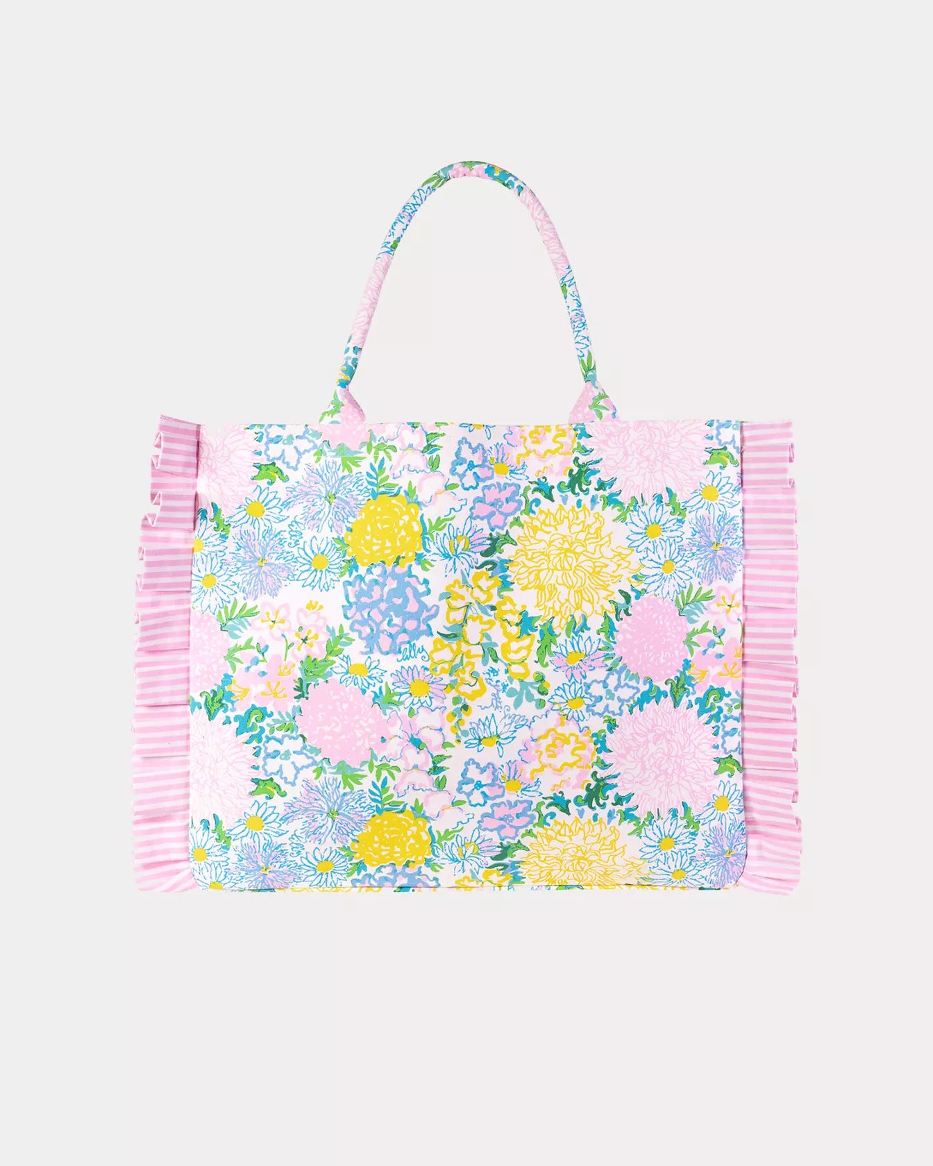 Lilly Pulitzer Ruffle Tote, Lilly Garden Home