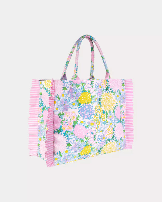 Lilly Pulitzer Ruffle Tote, Lilly Garden Home