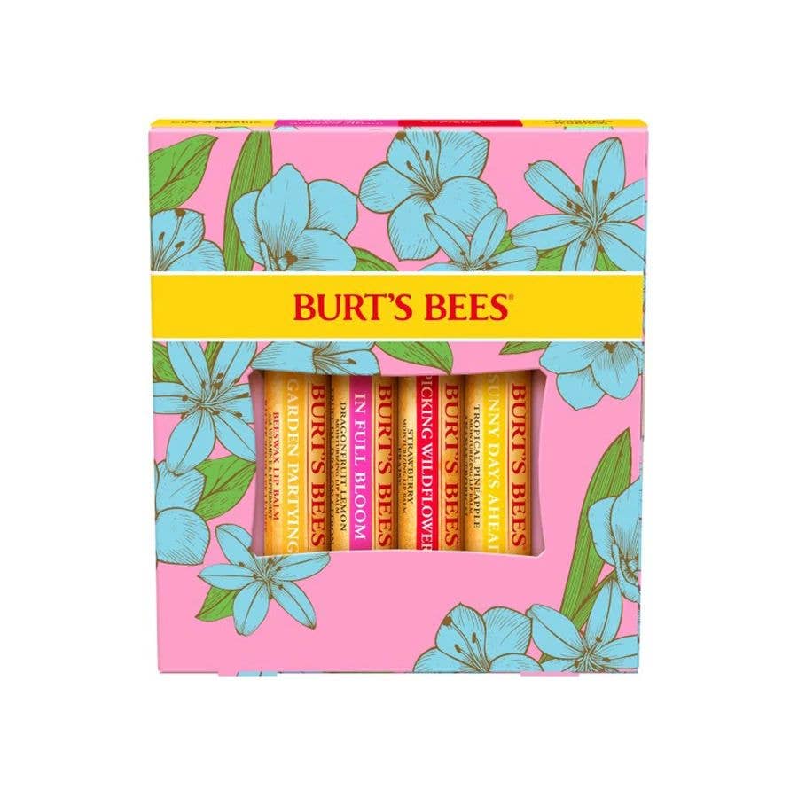 In Full Bloom Beeswax Lip Balms, 4 Pack in Blister Box