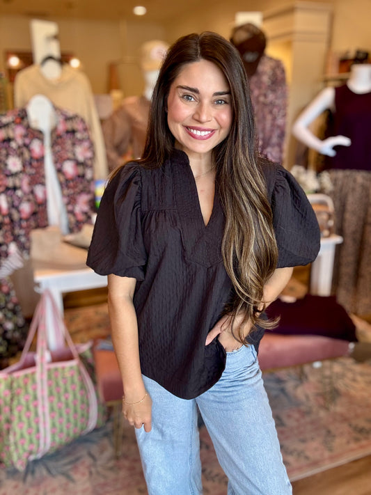 Peggie Puff Sleeve Blouse